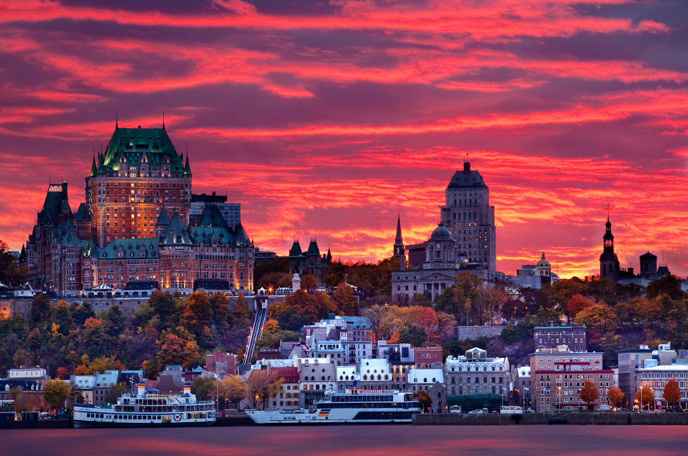 Quebec dusk